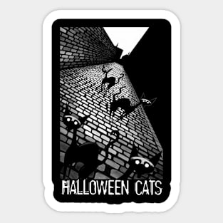 Halloween Cats Sticker